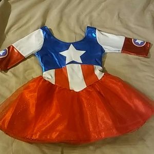 Captain America costume dress